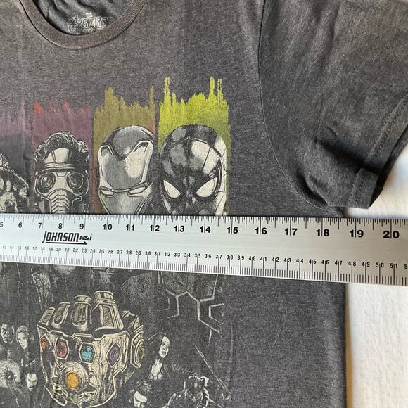 Marvel Avengers Men’s Short Sleeve T-shirt size S (34/36), Gray, Infinity War - Picture 3 of 8